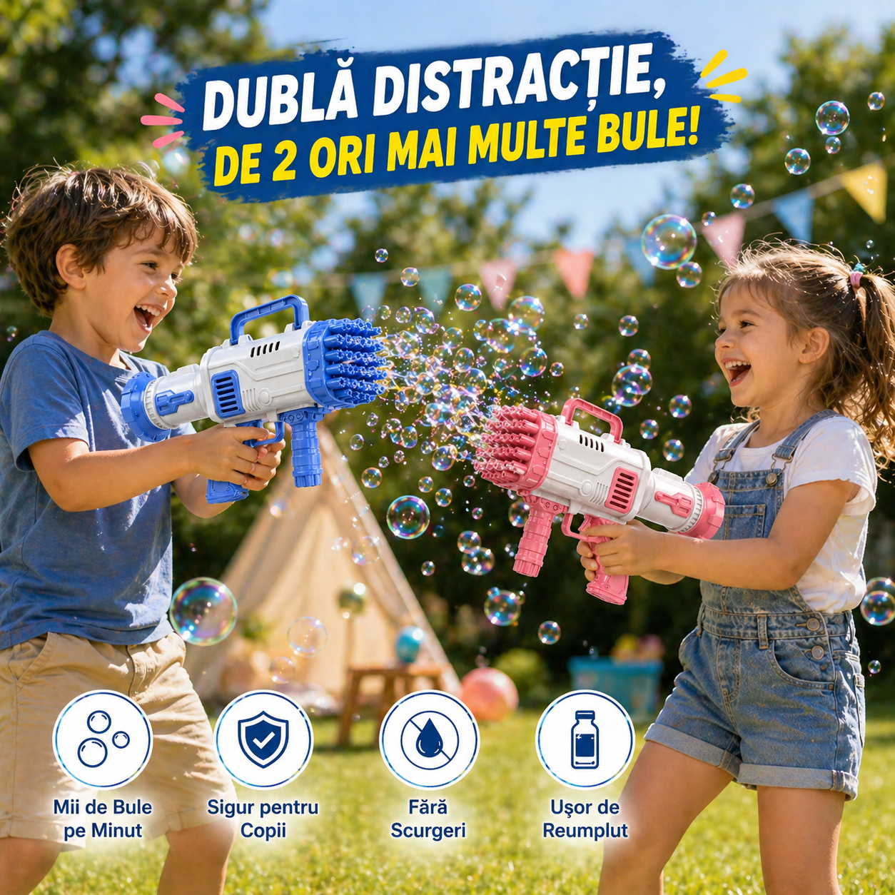 Pistol De Facut Baloane | Copilino®