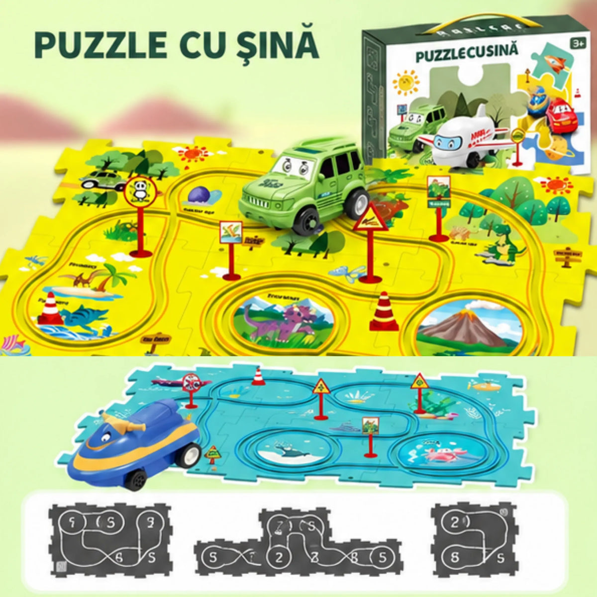 Puzzle Racer 3D | Copilino® 25 Piese