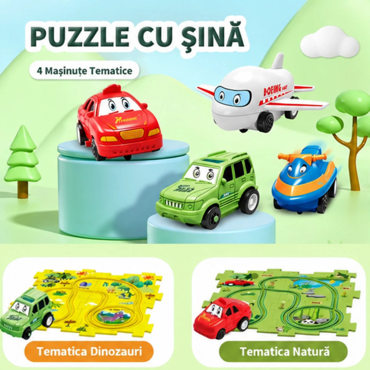 Puzzle Racer 3D | Copilino® 25 Piese